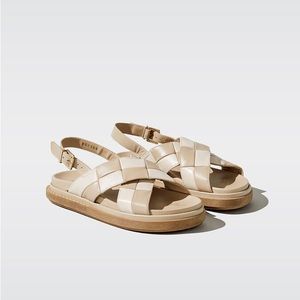 Alohas Marshmallow Scacchi Sandal Beige/White 9